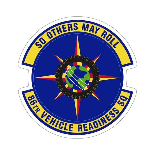 86th Vehicle Readiness Squadron (U.S. Air Force) STICKER Vinyl Die-Cut Decal 6 Inch - The Sticker Space