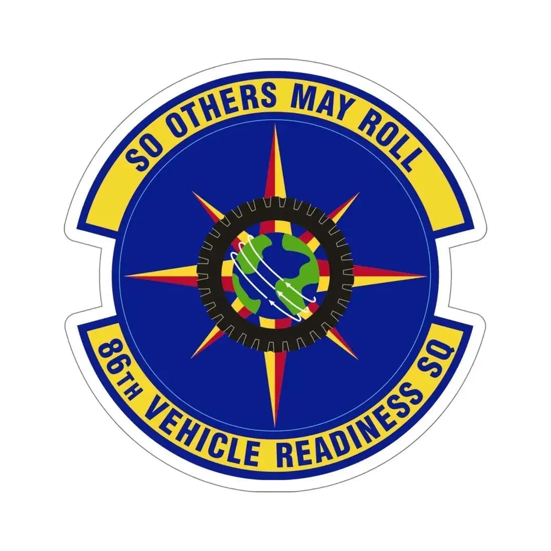 86th Vehicle Readiness Squadron (U.S. Air Force) STICKER Vinyl Die-Cut Decal - The Sticker Space