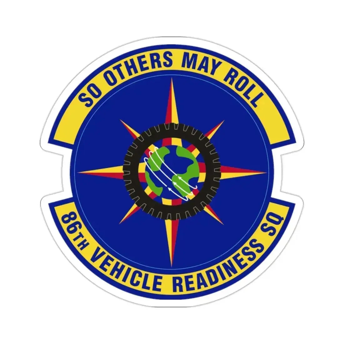 86th Vehicle Readiness Squadron (U.S. Air Force) STICKER Vinyl Die-Cut Decal - The Sticker Space