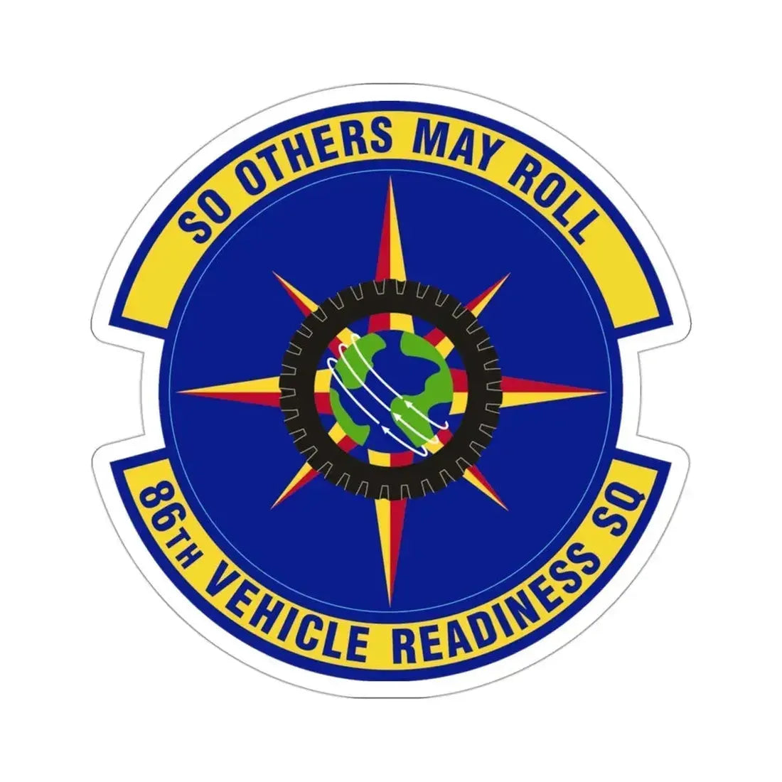 86th Vehicle Readiness Squadron (U.S. Air Force) STICKER Vinyl Die-Cut Decal - The Sticker Space