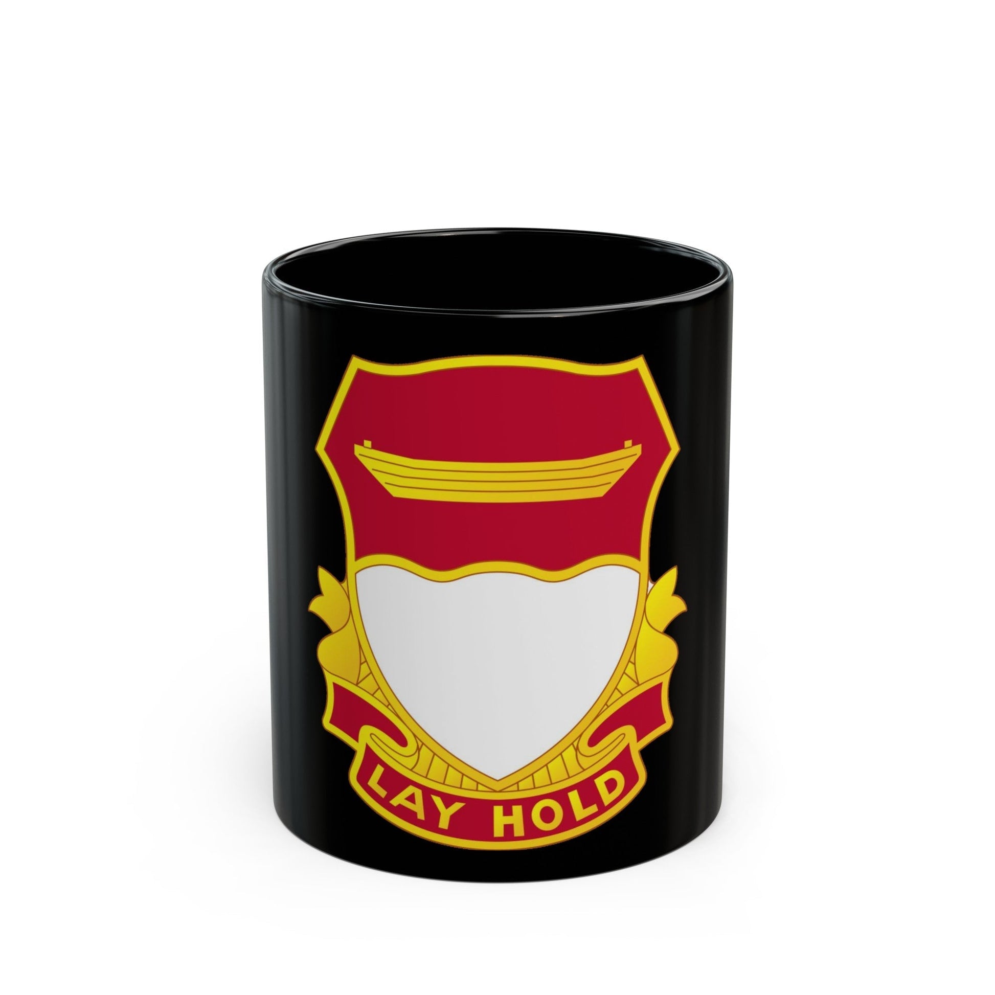 87 Engineer Battalion (U.S. Army) Black Coffee Mug-11oz-The Sticker Space