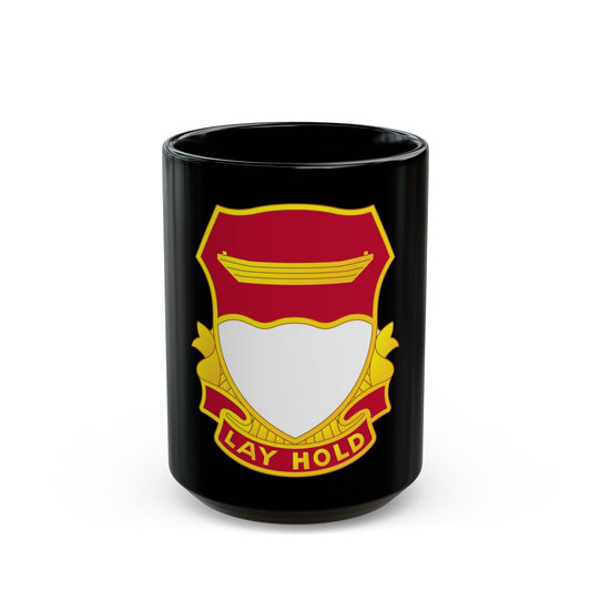 87 Engineer Battalion (U.S. Army) Black Coffee Mug-15oz-The Sticker Space