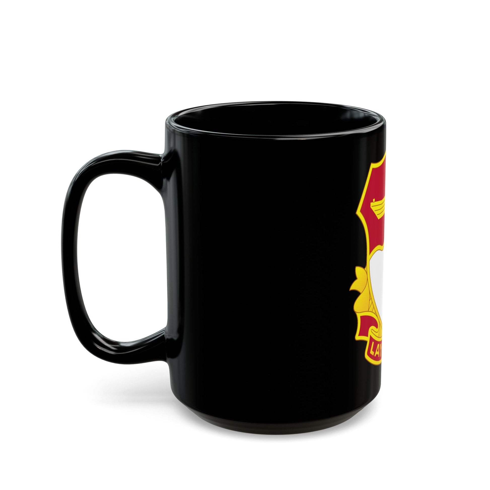 87 Engineer Battalion (U.S. Army) Black Coffee Mug-The Sticker Space