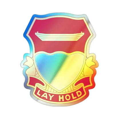 87 Engineer Battalion (U.S. Army) Holographic STICKER Die-Cut Vinyl Decal - The Sticker Space