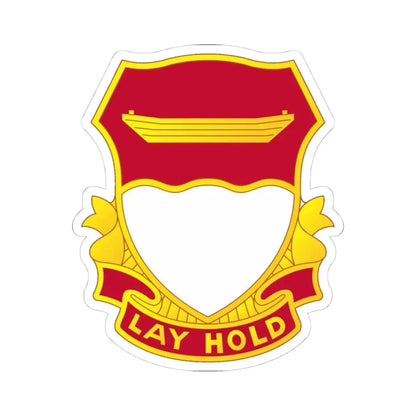 87 Engineer Battalion (U.S. Army) STICKER Vinyl Kiss-Cut Decal 4 Inch White - The Sticker Space