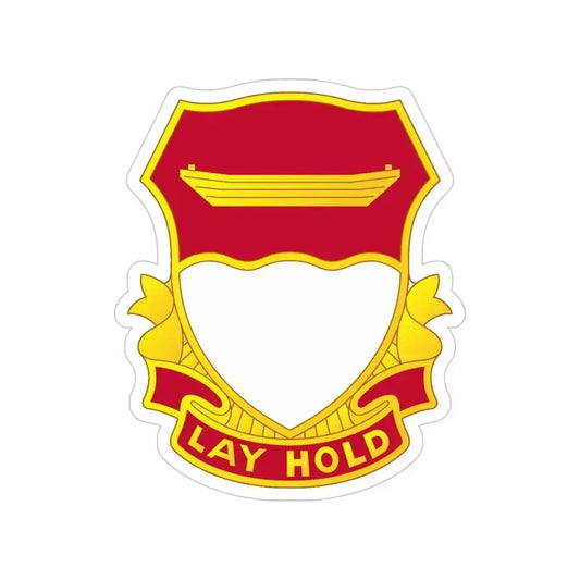 87 Engineer Battalion (U.S. Army) Transparent STICKER Die-Cut Vinyl Decal 6 Inch - The Sticker Space