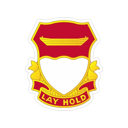87 Engineer Battalion (U.S. Army) Transparent STICKER Die-Cut Vinyl Decal - The Sticker Space