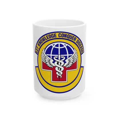 87 Healthcare Operations Squadron AMC (U.S. Air Force) White Coffee Mug-15oz-The Sticker Space