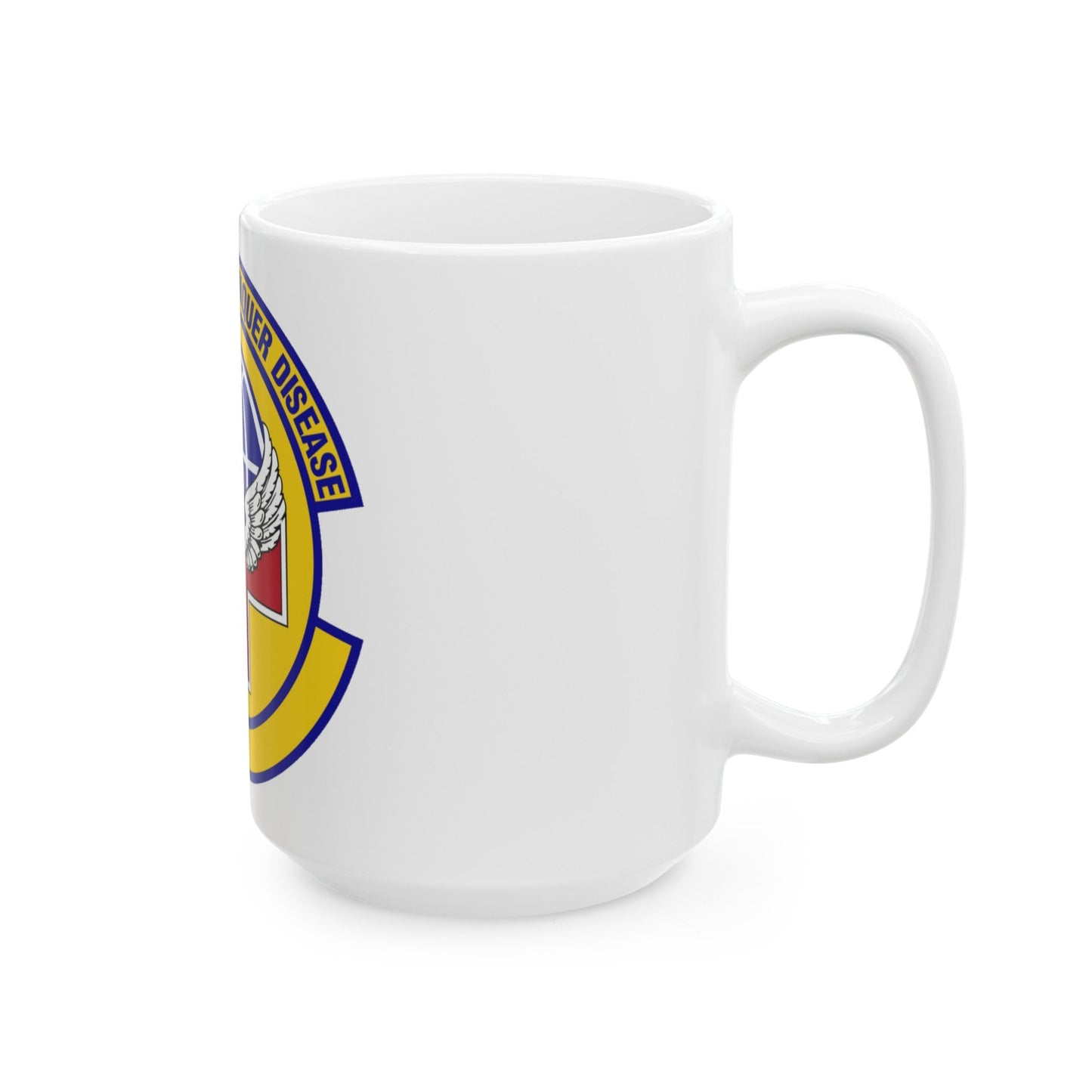 87 Healthcare Operations Squadron AMC (U.S. Air Force) White Coffee Mug-The Sticker Space