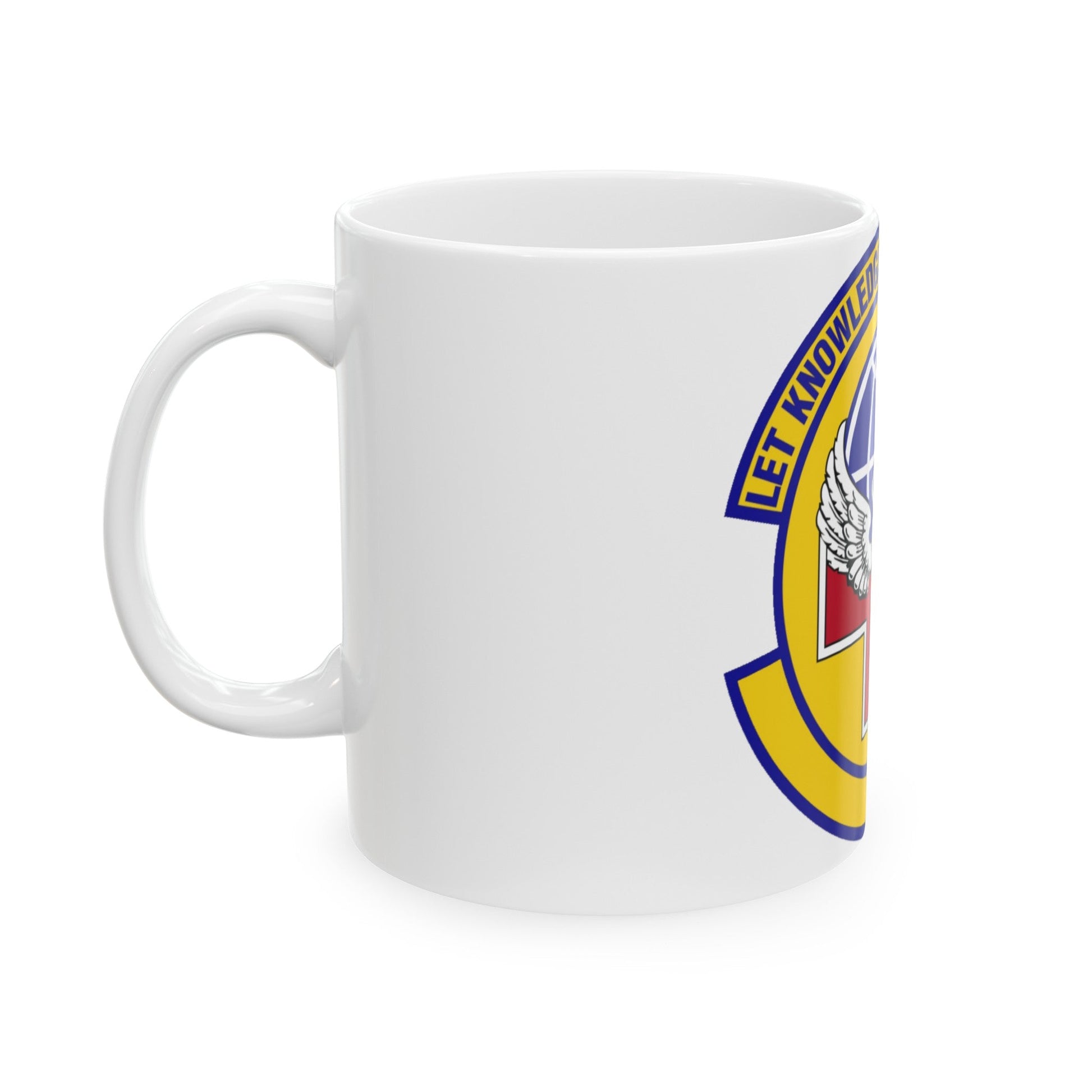 87 Healthcare Operations Squadron AMC (U.S. Air Force) White Coffee Mug-The Sticker Space