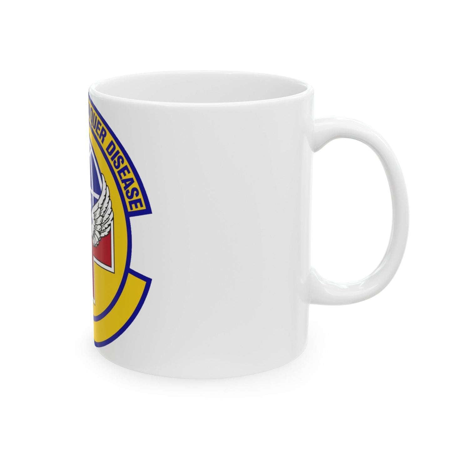 87 Healthcare Operations Squadron AMC (U.S. Air Force) White Coffee Mug-The Sticker Space