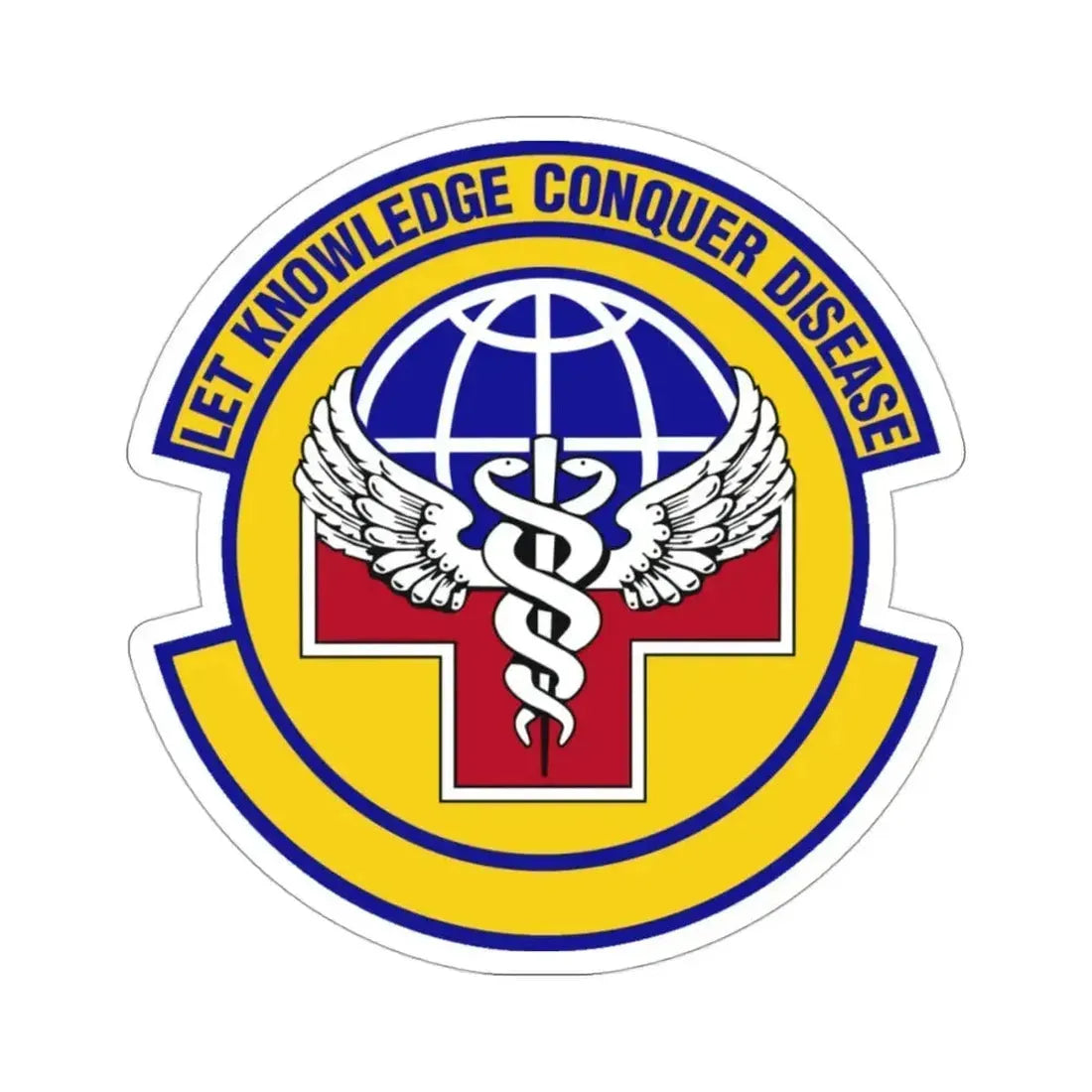 87 Healthcare Operations Squadron AMC (U.S. Air Force) STICKER Vinyl Die-Cut Decal 3 Inch - The Sticker Space