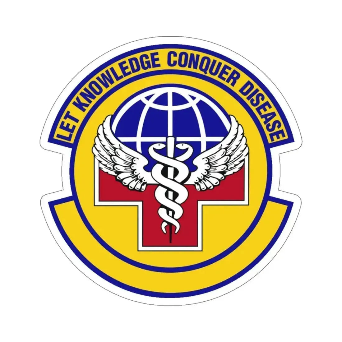87 Healthcare Operations Squadron AMC (U.S. Air Force) STICKER Vinyl Die-Cut Decal 5 Inch - The Sticker Space
