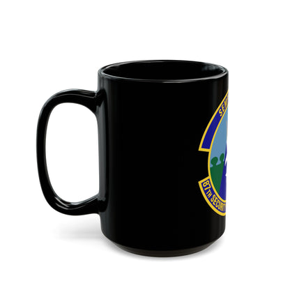 87 Security Forces Squadron AMC (U.S. Air Force) Black Coffee Mug-The Sticker Space