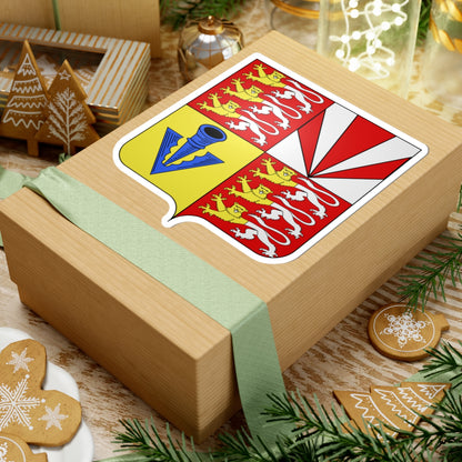 Blason Charles OBrien de Thomond (Ireland) (Coat of Arms) STICKER Vinyl Kiss-Cut Decal