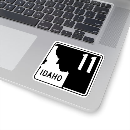 ID-11 (Idaho) (Road Sign) STICKER Vinyl Kiss-Cut Decal