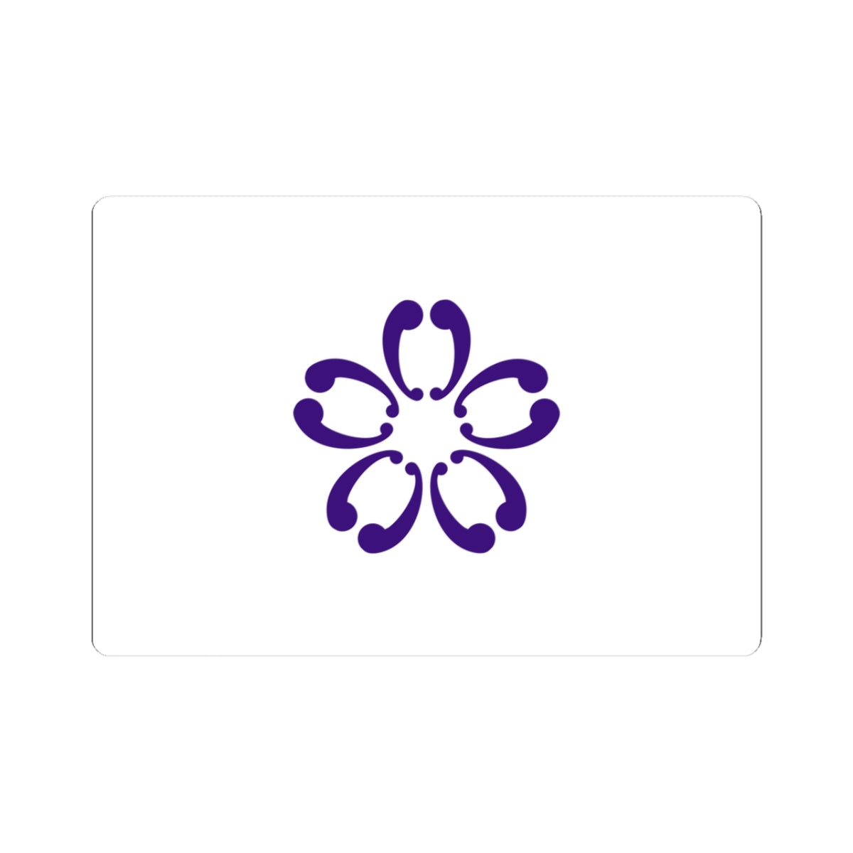 Flag of Sakura Chiba (Japan) STICKER Vinyl Kiss-Cut Decal