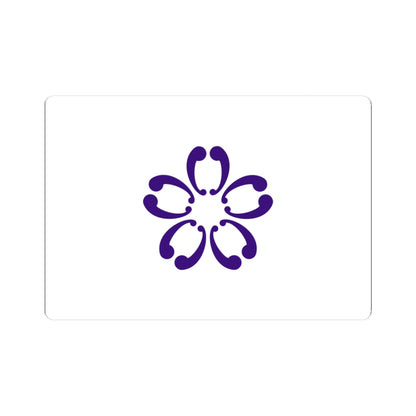 Flag of Sakura Chiba (Japan) STICKER Vinyl Kiss-Cut Decal