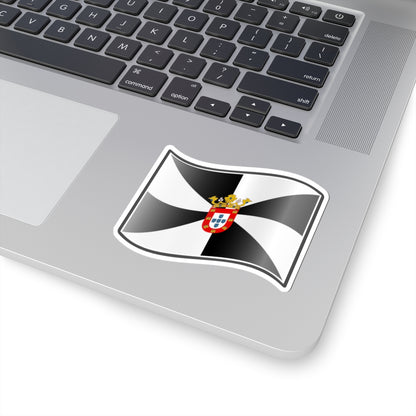 Nuvola Ceuta flag (Spain) STICKER Vinyl Kiss-Cut Decal