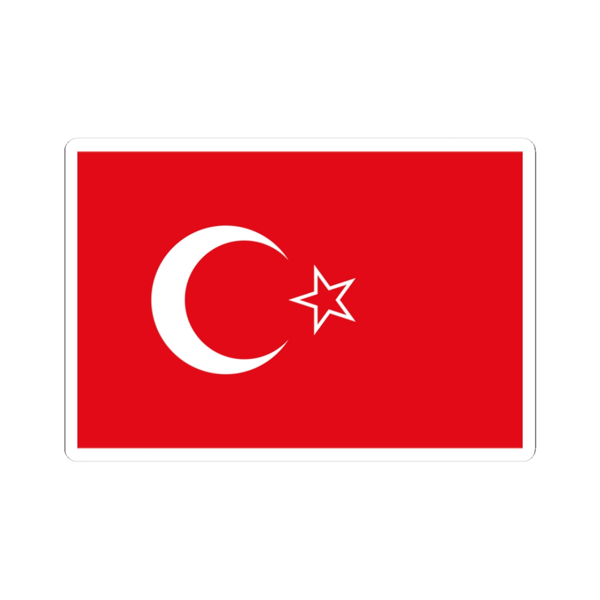 Flag of Hatay (Syria) STICKER Vinyl Kiss-Cut Decal