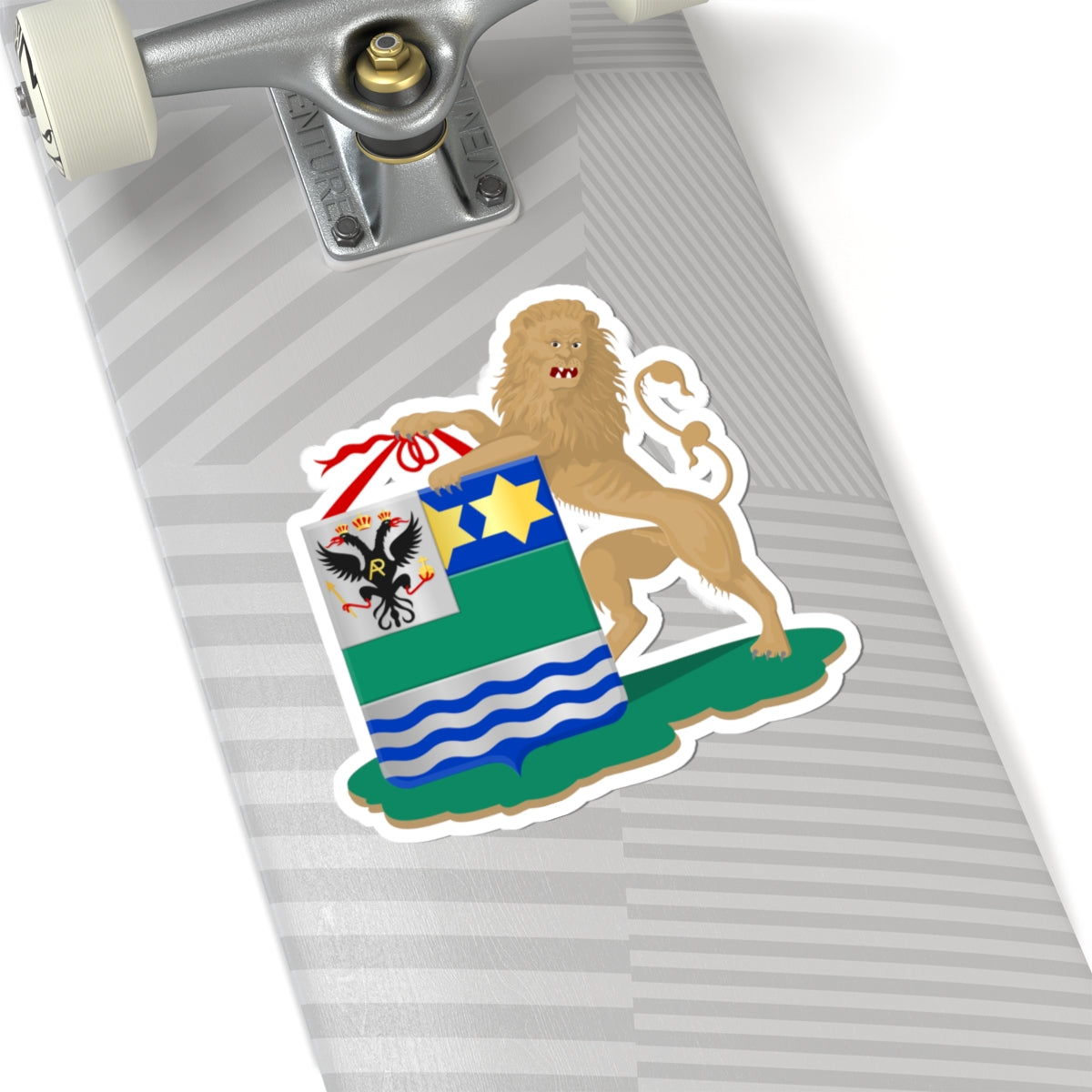 Anna Paulowna wapen (Netherlands) (Coat of Arms) STICKER Vinyl Kiss-Cut Decal