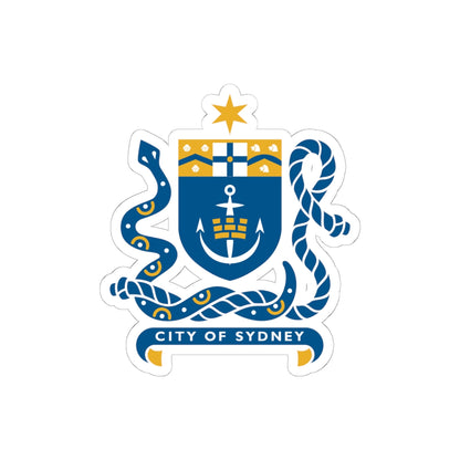 Coat of Arms Sydney Australia - STICKER Vinyl Kiss-Cut Decal