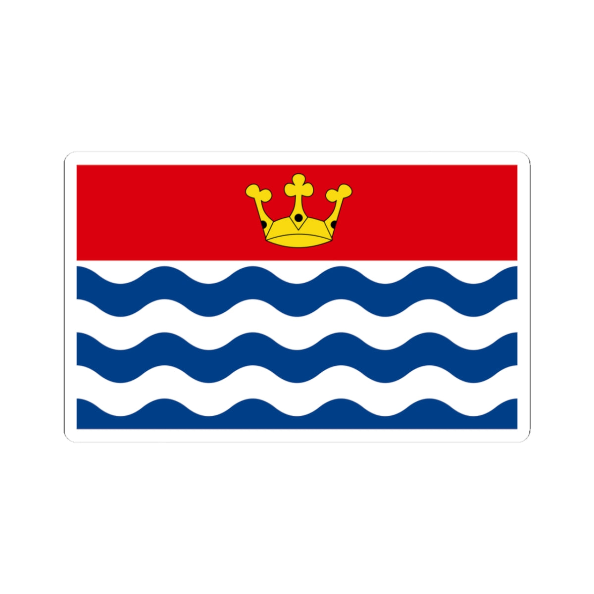 Flag of Greater London (England) STICKER Vinyl Kiss-Cut Decal