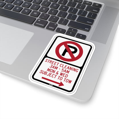 PBOT Road sign P1100L (Oregon) (Road Sign) STICKER Vinyl Kiss-Cut Decal