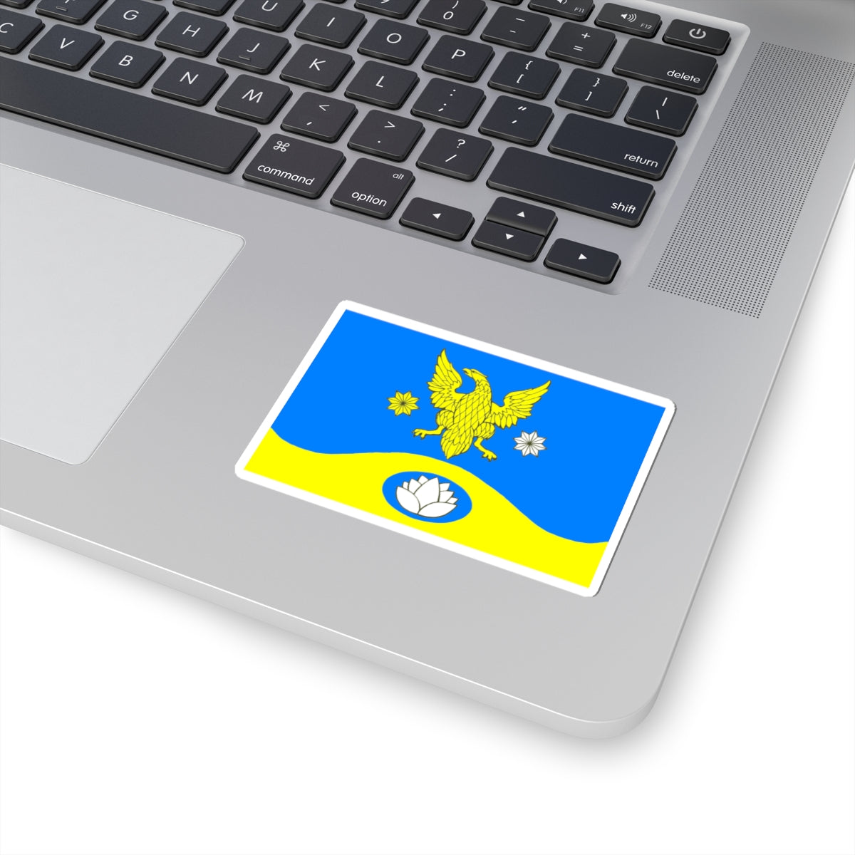 Flag Koltushi Leningrad oblast (Russia) STICKER Vinyl Kiss-Cut Decal