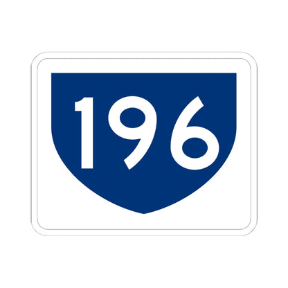 PR primary 196 (Puerto Rico) (Road Sign) STICKER Vinyl Kiss-Cut Decal