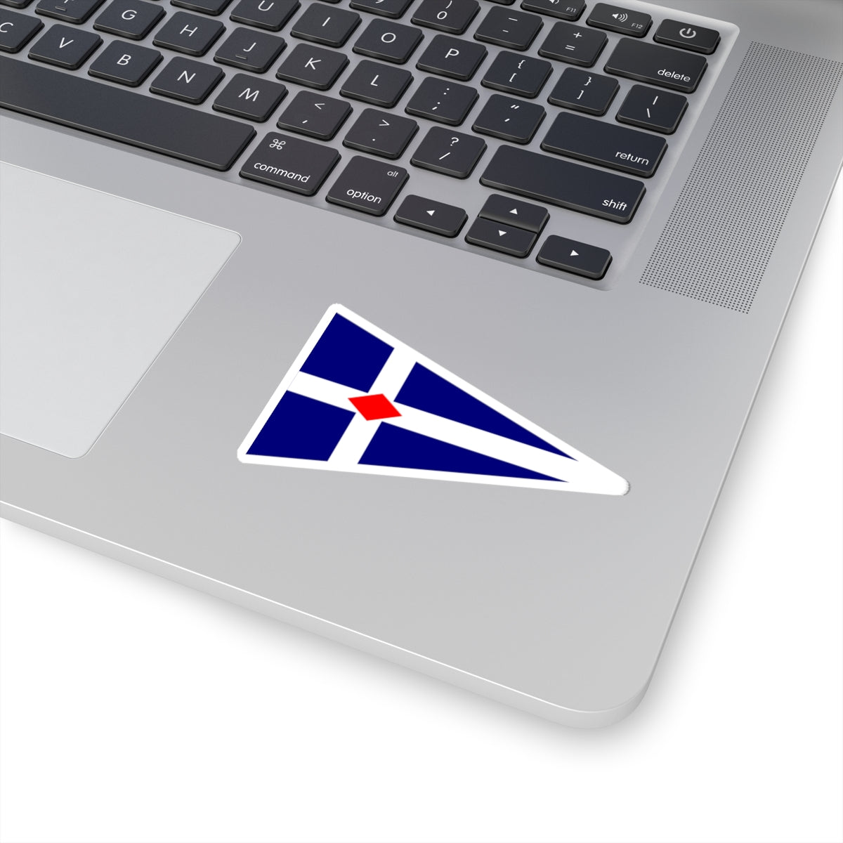 Burgee of Torpoint Mosquito Sailing Club (United Kingdom) STICKER Vinyl Kiss-Cut Decal