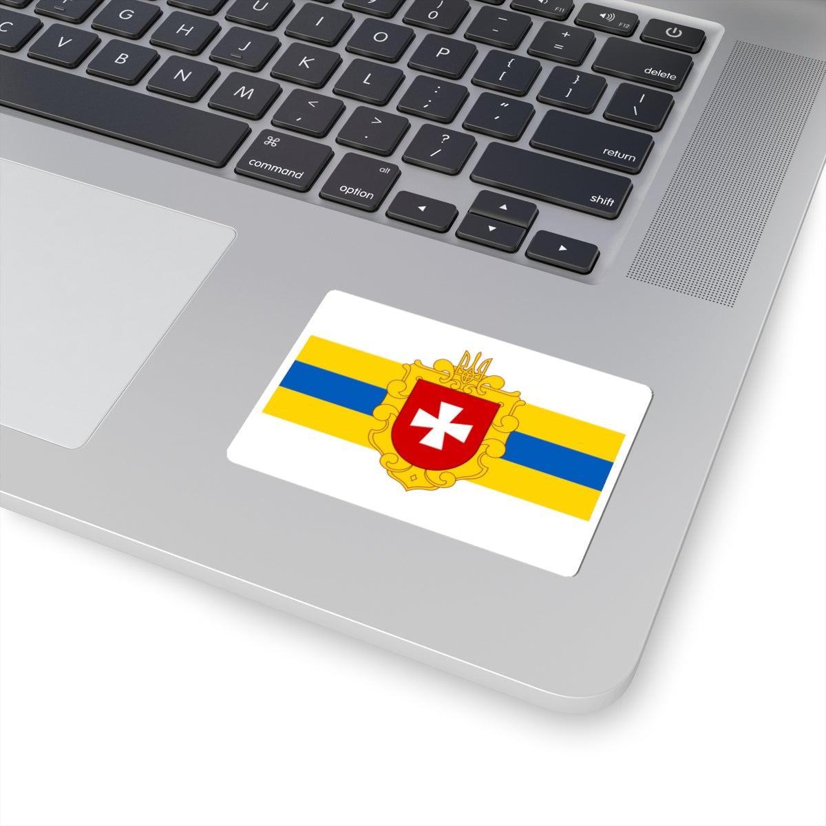 Flag of Rivne Oblast (Ukraine) STICKER Vinyl Kiss-Cut Decal