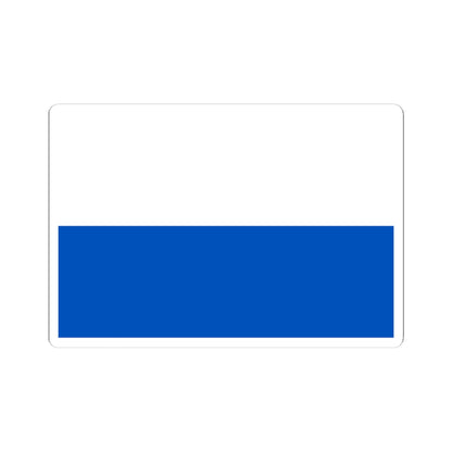 Flag of Valdaysky rayon Novgorod oblast 1996 (Russia) STICKER Vinyl Kiss-Cut Decal
