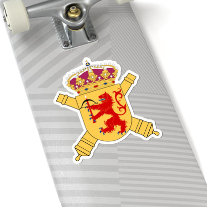 Smålands artilleriregemente vapen (Sweden) (Coat of Arms) STICKER Vinyl Kiss-Cut Decal