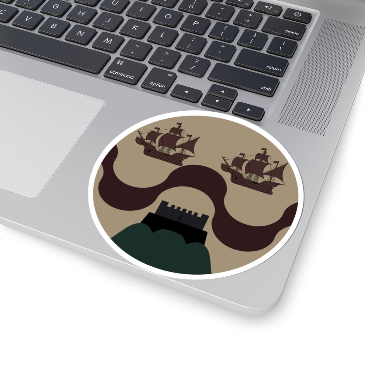 Badge of Bombay Presidency (India) (Coat of Arms) STICKER Vinyl Kiss-Cut Decal