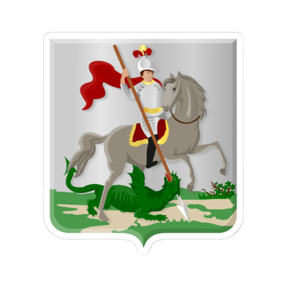 Berkhout wapen (Netherlands) (Coat of Arms) STICKER Vinyl Kiss-Cut Decal