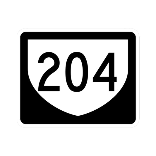 PR urban primary 204 (Puerto Rico) (Road Sign) STICKER Vinyl Kiss-Cut Decal