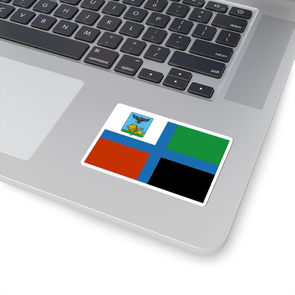 Flag of Belgorod Oblast Light color (Russia) STICKER Vinyl Kiss-Cut Decal