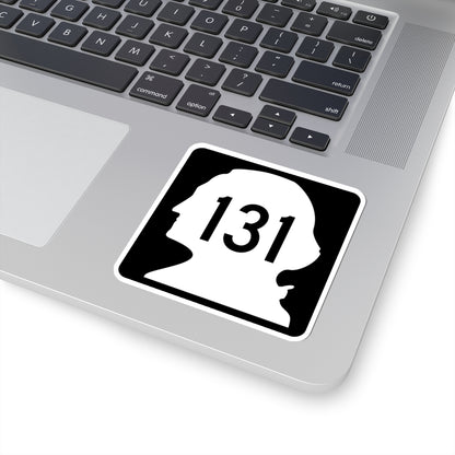 WA-131 (Washington) (Road Sign) STICKER Vinyl Kiss-Cut Decal
