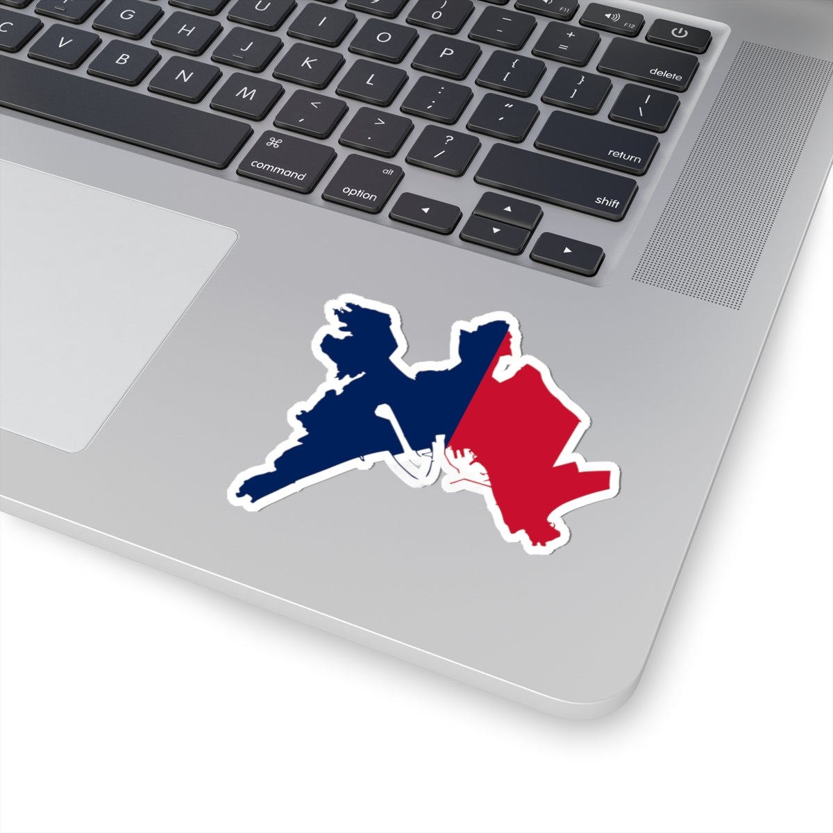 Flag map of Cagliari Casteddu (Italy) STICKER Vinyl Kiss-Cut Decal