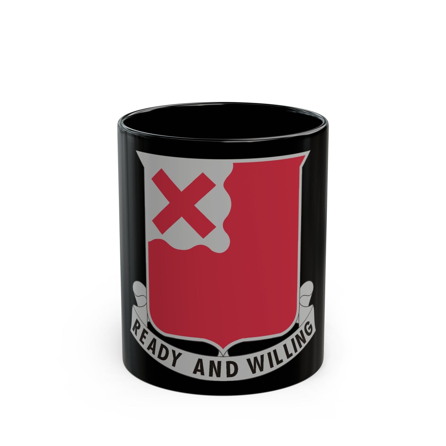 875 Engineer Battalion (U.S. Army) Black Coffee Mug-11oz-The Sticker Space