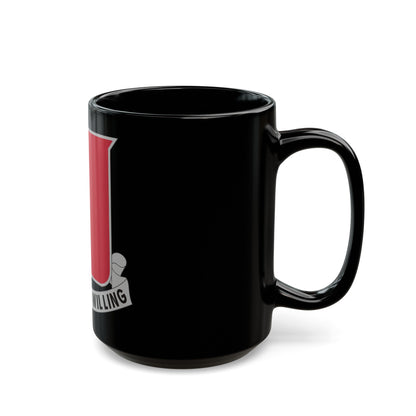 875 Engineer Battalion (U.S. Army) Black Coffee Mug-The Sticker Space