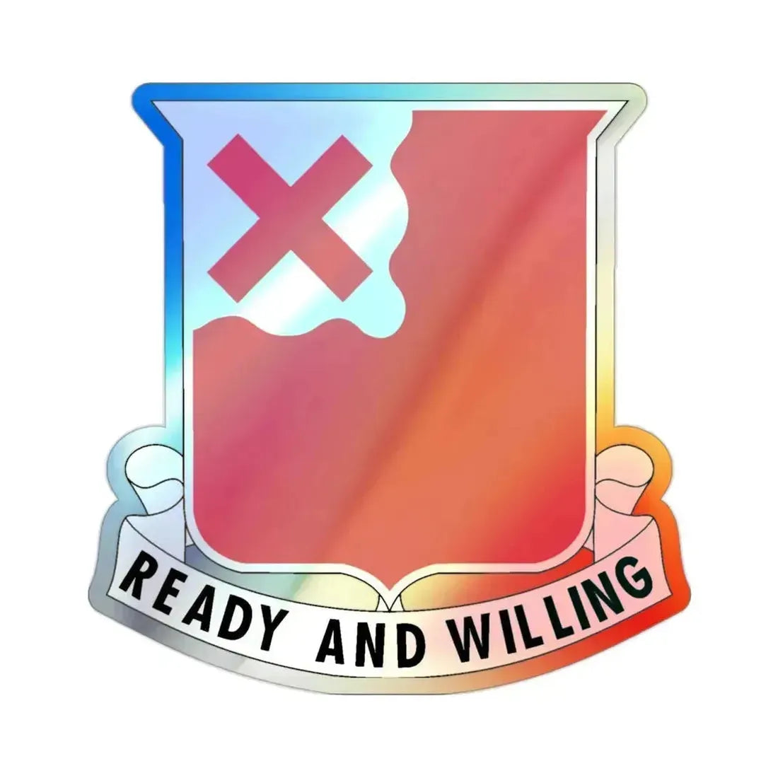 875 Engineer Battalion (U.S. Army) Holographic STICKER Die-Cut Vinyl Decal 2 Inch Holographic - The Sticker Space