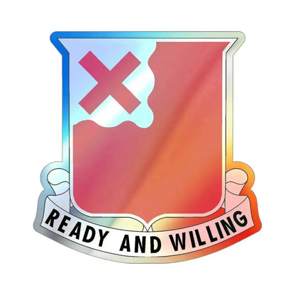 875 Engineer Battalion (U.S. Army) Holographic STICKER Die-Cut Vinyl Decal - The Sticker Space