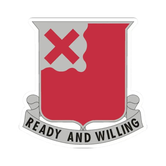 875 Engineer Battalion (U.S. Army) STICKER Vinyl Kiss-Cut Decal 2 Inch White - The Sticker Space