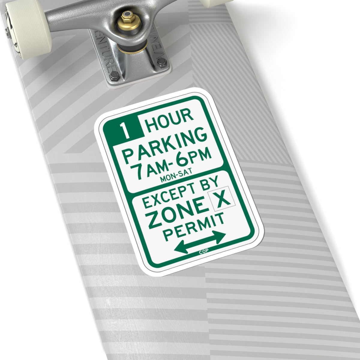PBOT Road sign P4436 (Oregon) (Road Sign) STICKER Vinyl Kiss-Cut Decal