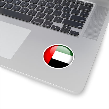 Flag orb United Arab Emirates (United Arab Emirates) STICKER Vinyl Kiss-Cut Decal