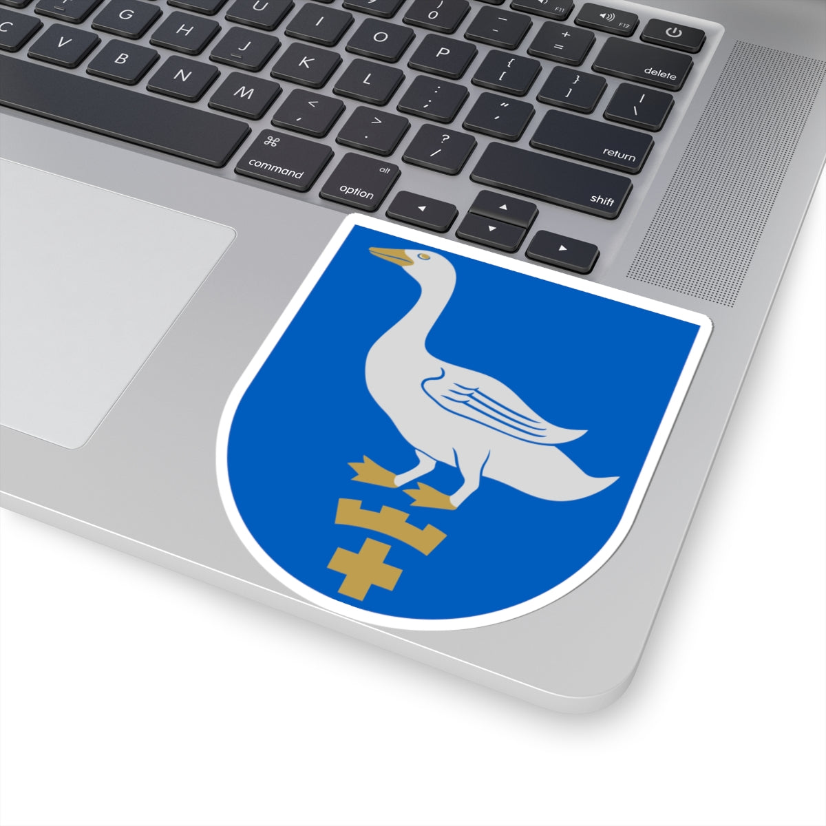 Pyhäjoki.vaakuna (Finland) (Coat of Arms) STICKER Vinyl Kiss-Cut Decal