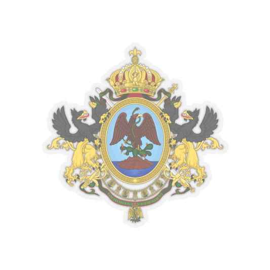 Coat of Arms Second Mexican Empire - STICKER Vinyl Kiss-Cut Decal