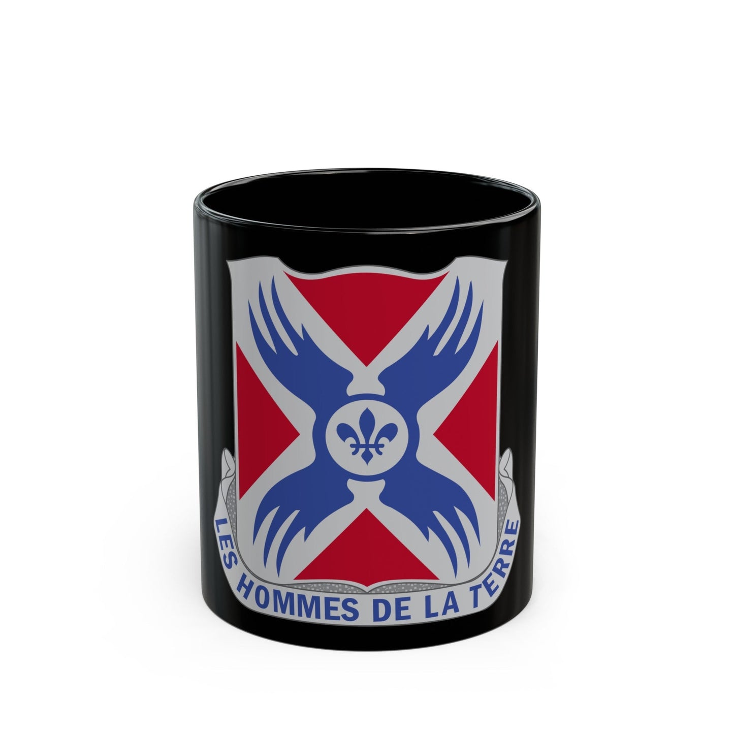 877 Engineer Battalion (U.S. Army) Black Coffee Mug-11oz-The Sticker Space